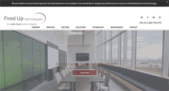 Desktop Screenshot of fireduptech.co.uk